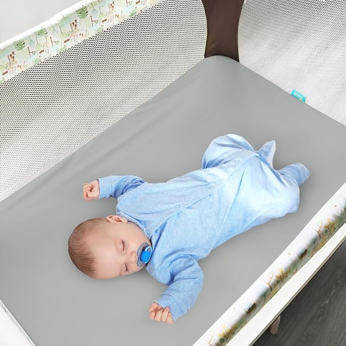 4-Pack Fitted Pack and Play Sheets - Image 2
