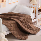 NTBAY Down Alternative Toddler Comforter, Lightweight and Warm Solid Color Baby - Image 2