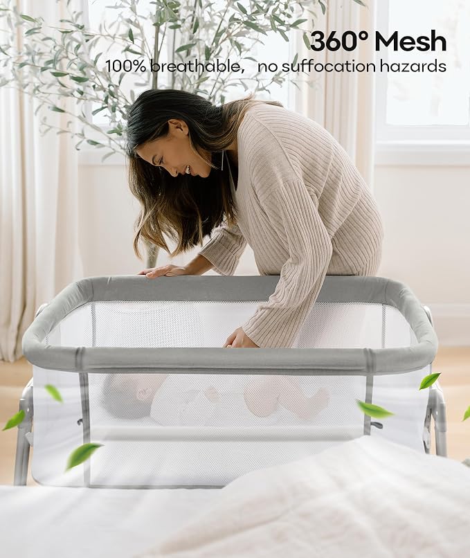 Fodoss Bedside Bassinet for Baby - Image 2
