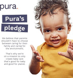 Pura Size 1 Eco-Friendly Diapers Hypoallergenic, Soft Organic Cotton Comfort - Image 8