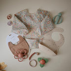 mushie Silicone Baby Bib | Adjustable Fit Waterproof Bibs - Image 9