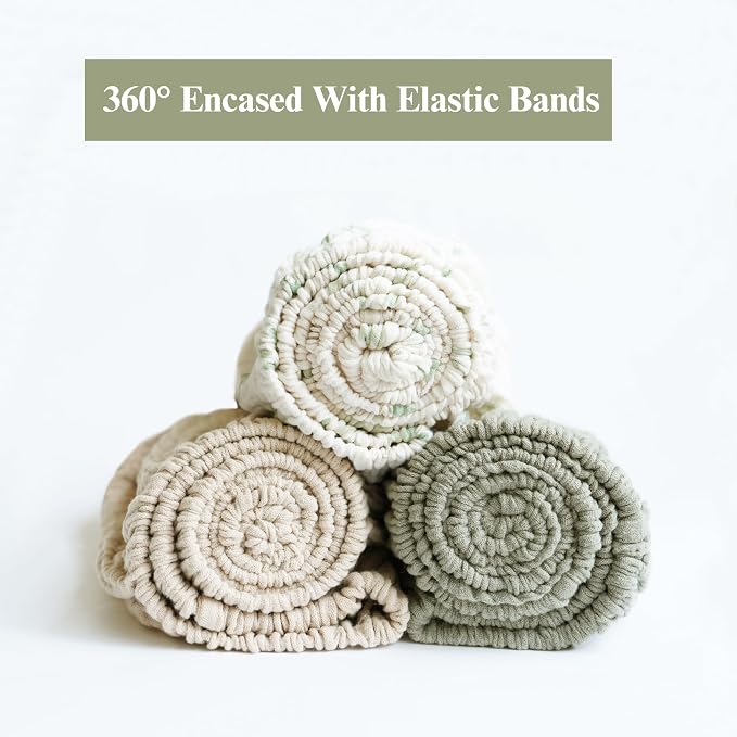 3 Pack Muslin Changing Pad Covers - Image 6