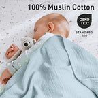 GLLQUEN BABY Muslin Swaddle Blankets - Image 3