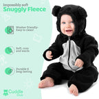 Cuddle Club Fleece Baby Bunting Bodysuit - Image 2