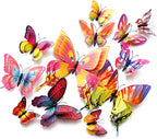 Butterfly Wall Decor 24/48 PCS, 3D Butterflies Stickers by Opseam