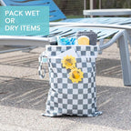 Bumkins - Waterproof Wet Bag, Wet/Dry Clutch & Clear Travel Bags - - Image 3