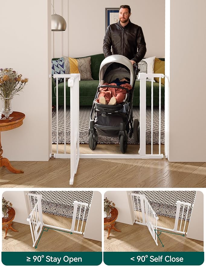 Babelio 36.5-57" Extra Wide Baby Gate - Image 4