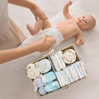 HBlife Diaper Caddy Organizer, Hand-Woven Storage Basket - Image 5
