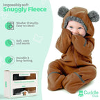 Cuddle Club Fleece Baby Bunting Bodysuit - Image 2