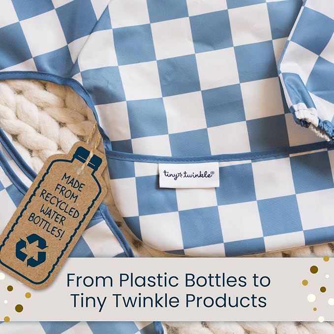 Tiny Twinkle Mess Proof Baby Bibs - Image 8