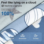 Baby Sleep Sack 6-12 Months, 100% Cotton TOG 0.5 Wearable Blanket - Image 7