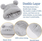 JANGANNSA Cute Bear Baby Beanie Pompom Baby Boys Hat Infant Toddler Winter - Image 4