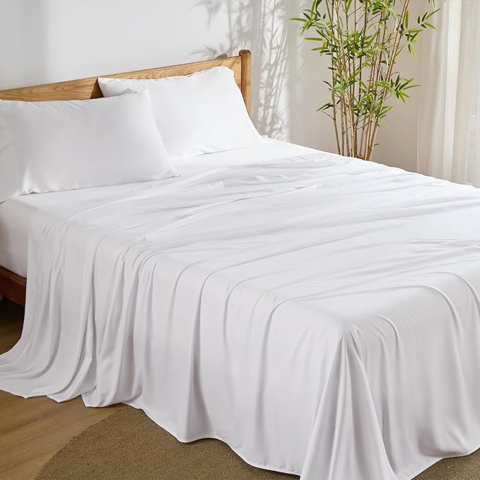 Bedsure Queen Sheet Set, Cooling Sheets by BEDSURE