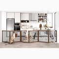 Vantas Folding Pet Gate 144" Wide, Freestanding Pet Gate, Puppy Safety Fence by Vantas
