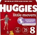 Huggies Size 8 Diapers, Little Movers Baby Diapers, Size 8, Packaging May Vary by Huggies%C2%AE