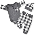 Aalizzwell Newborn Infant Baby Boys Fall Winter Outfit by Aalizzwell