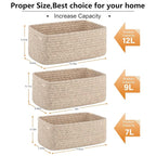 4 Pack Small Storage Shelf Baskets - Image 3