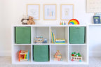 NaturalCozy 13x15x13 Kallax Storage Cubes Bins, 3 Pack | Cotton Rope Cube - Image 3