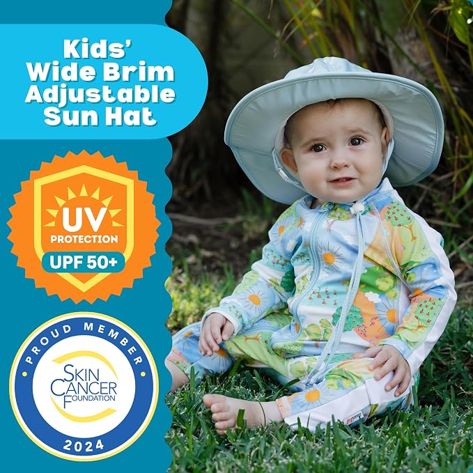 SwimZip Wide Brim Sun Hat | UPF 50+ Protection - Image 2