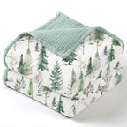 lulumoon Muslin Baby Blanket Neutral: Lightweight Cotton Blanket by Lulumoon
