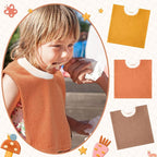 Foaincore 6 Pcs Pullover Baby Bibs Cotton Terry Toddler Absorbent Infant - Image 6