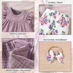 HINTINA Infant Baby Girl Long Sleeve Fall Winter Outfits - Image 4