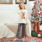 Awoscut Christmas Family Matching Pajamas Christmas Pjs Holiday Nightwear - Image 5
