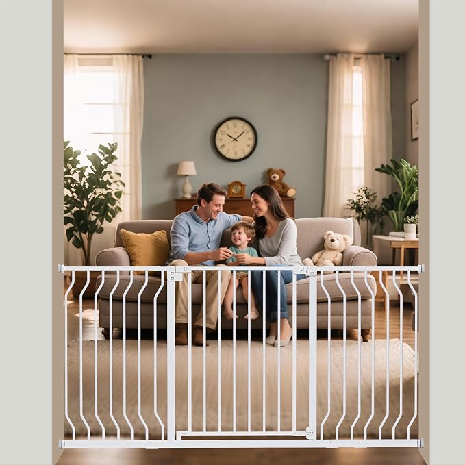 29-62" Baby Gate for Stairs, Baby Safety Essentials, Auto Close Gate for by Mutak