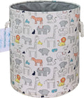 LANGYASHAN Laundry Basket Canvas Collapsible Organizer Storage Basket by LANGYASHAN
