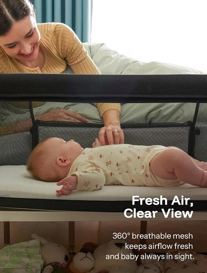 HARPPA Cuddly Bassinet, 2 in 1 Baby Bassinet - Image 2