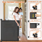 71 inch Retractable Baby Gates, EZIGO Extra Wide Baby Gate - Image 5
