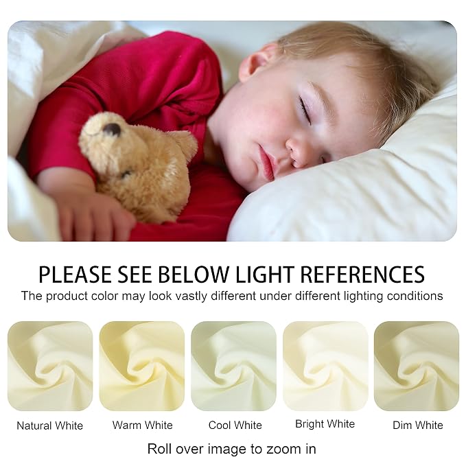 NTBAY Down Alternative Toddler Comforter, Lightweight and Warm Solid Color Baby - Image 7