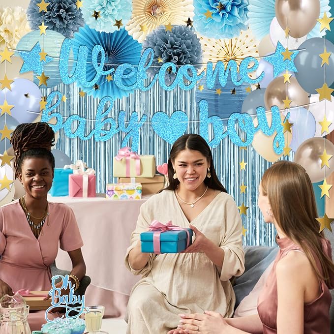 Boy Baby Shower Decorations - Image 5