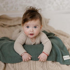Heritage Knit Organic Swaddle Blanket - Image 6