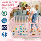 Foldable Wooden Baby Playpen - Image 3