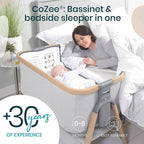 Tutti Bambini CoZee® 2-in-1 Baby Bassinet & Bedside Sleeper - Image 2