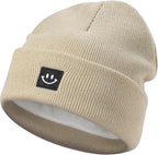 MaxNova 2 Pack Baby Beanie Fleece Lined Knit Toddler Hat - Image 3