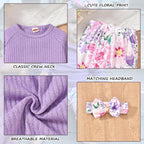 HINTINA Infant Baby Girl Knit Pullover Long Sleeve Sweater Outfits Fall Winter - Image 4