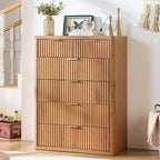 LEYAOYAO Fluted 6 Drawers Dresser - Image 8