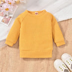 HINTINA Infant Baby Girl Knit Pullover Long Sleeve Sweater Outfits Fall Winter - Image 5