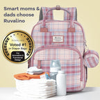 RUVALINO Diaper Bag Backpack, Large Capacity, Waterproof - Image 7