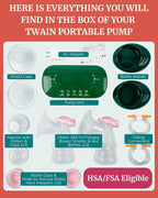 Portable Breast Pump with Dual Motor & Silicone Flanges - Image 7