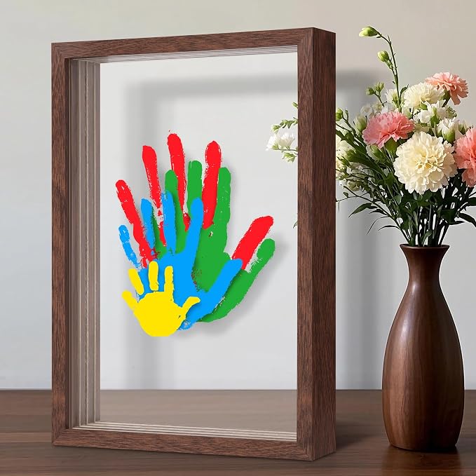 Family Handprint Kit, Hand Prints Keepsake Frame, DIY Craft Gift by Omrhvi