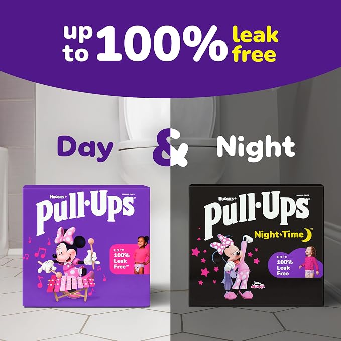 Pull-Ups Girls' Potty Training Pants, Size 3T-4T Training Underwear - Image 9