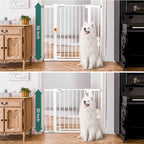 BABELIO 36" Tall Dog Gate PressGuard C5, 26-40" Wide Auto Close Baby Gate - Image 2