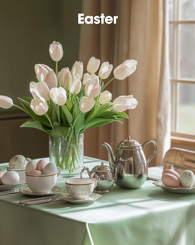 Pureegg Plastic Table Cloth Disposable 8 Pack, 54 x 108 Inch Table Cloths - Image 7