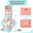 Portable Changing Pad for Baby – Soft, Comfortable Portable Diaper Changing Pad - Image 3