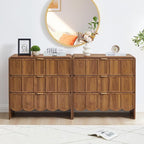 3 Drawer Dresser for Bedroom Set of 2, Modern Closet Chest of Drawers by ORRD