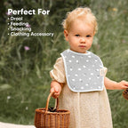 KeaBabies 8-Pack Organic Baby Bibs - Image 8