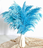 Blue Pampas Grass for Home Decor - Image 5